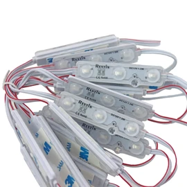 REXTiN 200pcs 3 LED Module Super Bright Green 5630 5730 SMD Waterproof Decorative Light for Letter Sign Advertising Signs with Tape Adhesive Backside (Green)