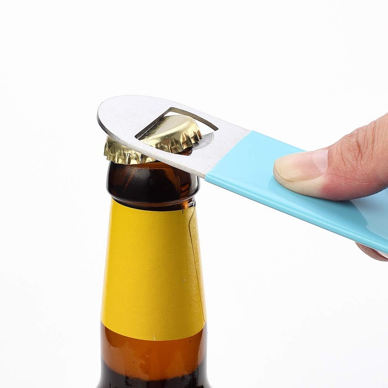 JXS 3 Pack 7" Heavy Duty Stainless Steel Flat Bottle
