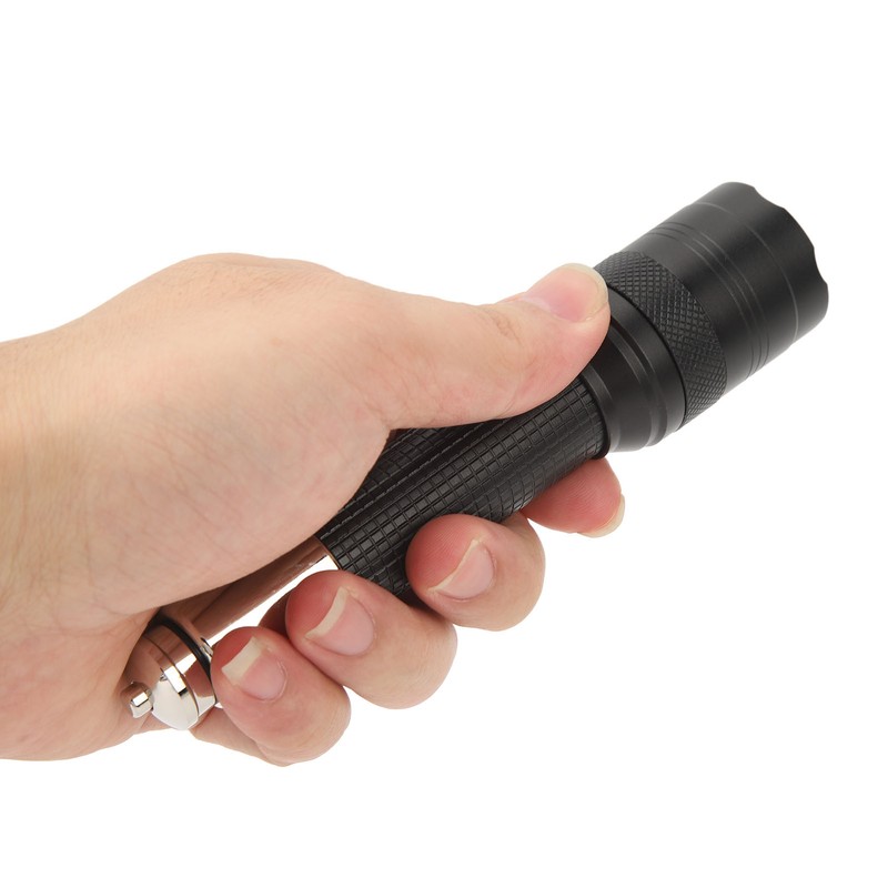 Mini Flashlight LED High Brightness Aluminum 2200mAh 300m Lighting Range