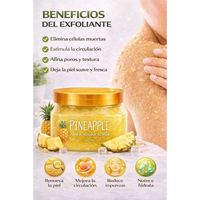 Exfoliante Corporal Granulado Azucar Koreano Mayoreo Pineapple