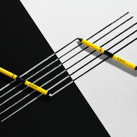 Dundas Eyeliner, Black & White Liner Pencil for Eye Make Up, Waterproof, Long Lasting, Double Ended, Safe for Waterline & Sensitive Eyes, Vegan & Cruelty Free Makeup, All Skin Types