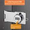 Closet Locks for Double Doors - Keyless Cabinet Lock with