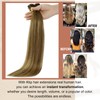 Full Shine Full Shine Ktip Human Hair Extensions Balayage Color