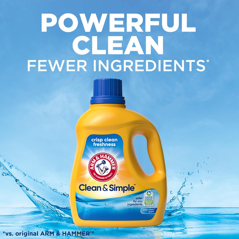 ARM & HAMMER Clean & Simple, 77 Loads Liquid Laundry