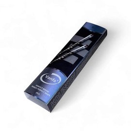 Vanfa French Brush for Nails, Gel Nail Brush, Clean up brush, Nail Art Brush with Kolinsky Hair (V10 - Pack of 2)