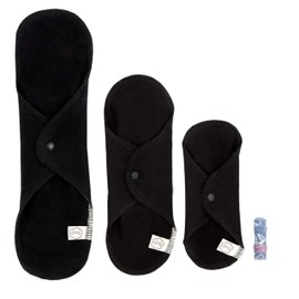 ImseVimse Hygiene Trial Kit / Women's Hygiene Sample Set 4-Piece Black