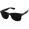 Basik Eyewear - Super Extremely Dark Black Retro Round Classic