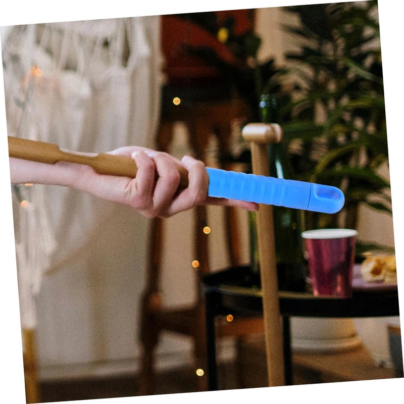 SOLUSTRE Pack of 4 Broom Handle Cover Broom Accessories Broom