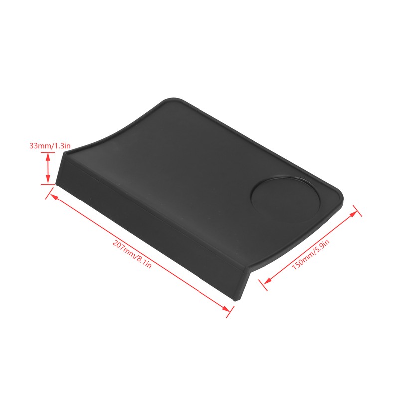 Coffee Tamping Mat Silicone Anti Slip 90 Degree Corner Tamping