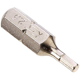 KS Tools 4042146111543 1/4 Inch Classic Bit Hexagon Socket, 25 mm, 2.5 mm