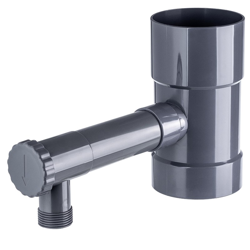 KADAX Rain Collector 90 mm, Rainwater Collector for Downpipe, Rain