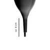 VonBueren Grave Vase with Ground Spike, Pack of 2, Black,