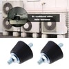 VGOL 8 Pieces M8 Shock Absorbing Rubber Bearings Shock Absorber