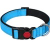 LARRYROO Reflective Dog Nylon Collar | Slide Lock Safety Buckle
