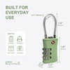 UP Security Luggage Locks TSA Approved, Airplane Travel Essentials, TSA