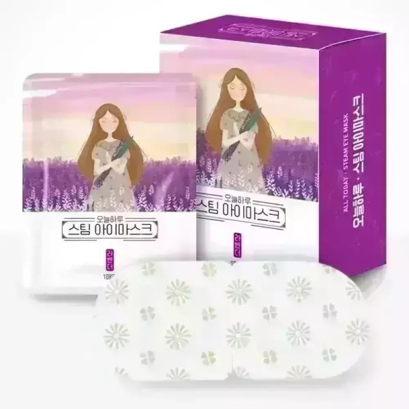 Oneulharu (40매입)오늘하루 스팀 아이마스크 - 일회용 온열안대 눈찜질팩 [카모마일향 40매입]