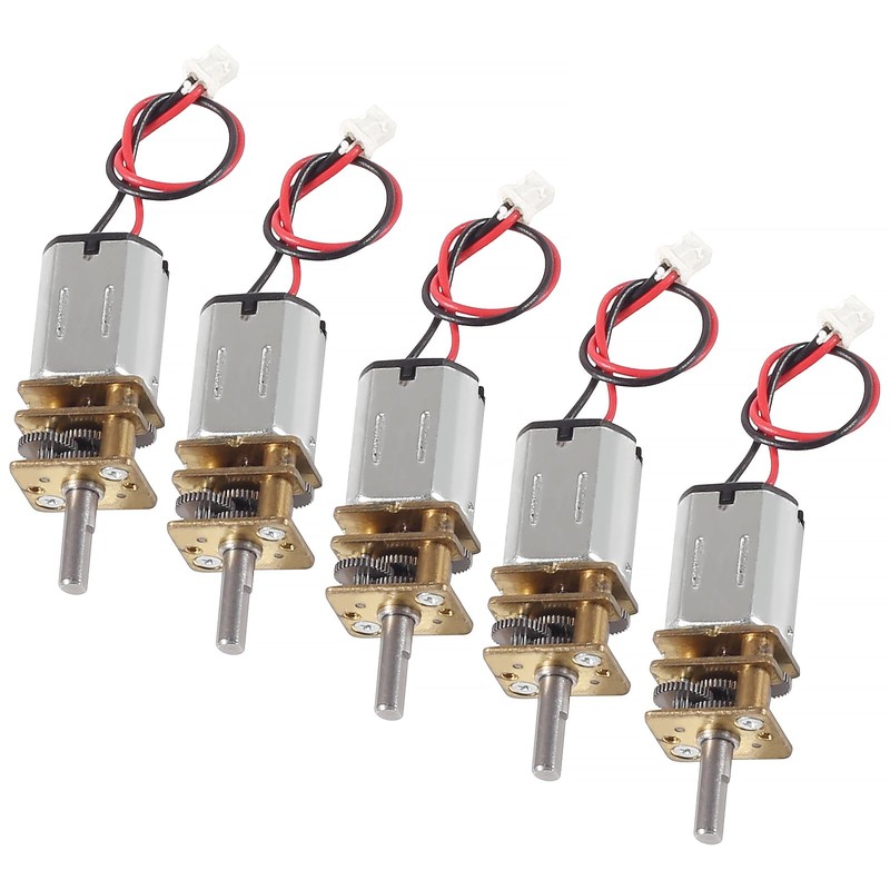5PCS Mini N20 Gear Motor DC 3V-6V Mini Micro N20