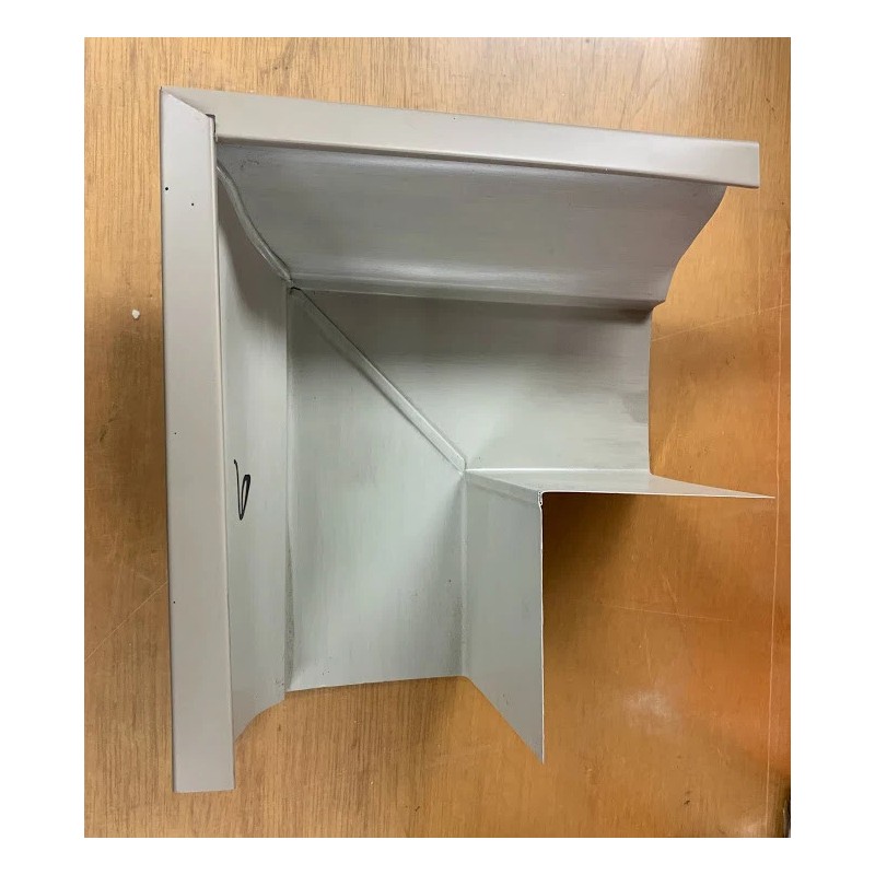 Quality Aluminum 5" 90 Degree Outside Corner Gutter Mitre Norwegian
