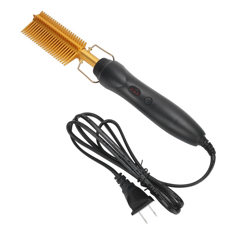 Electric Heating Comb WetDry Straightening Curling Hot Brush Hair Styling