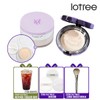 Lotree Transparent Makeup 2-Piece Set [Lotree] Loose Powder No. 21 + Rosa Centifolia Powder Pact No. 21 (Gift) Portable Container 2 Puffs / 투명 메이크업2종세트[로트리]루스파우더 21호+로사 센티폴리아 파우더팩트21호(증정)휴대용기 퍼프2P