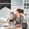 IDEALTASTIC® Premium Flour Storage Black, Airtight Flour Box 500 g