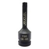 JEUCLEL T50 Torx Star 6 Point Impact Bit Socket, T50