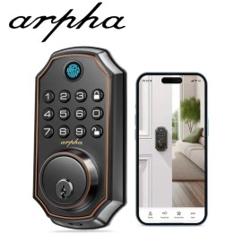 arpha LLAVÍN INTELIGENTE CON ENTRADA HUELLAS DACTILARES Y CÓDIGOS RECOMENDADO .