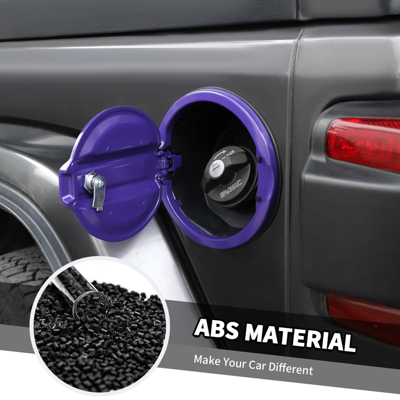 Jimen Fit for Jeep Wrangler JL JLU 2018-2025, Locking Fuel