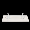 Gutol 2-Hook Door Wall Mounted Coat Rack, 22cm - White