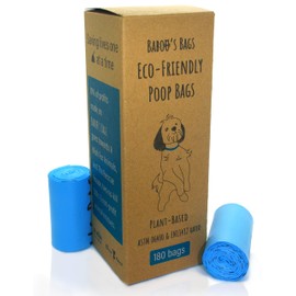 180 Biodegradable Poop Bags for Dogs, ⁣⁣⁣Cornstarch-Based Home Compostable Pet Waste Bags, Eco-Friendly Cat Litter Bags Refill, ASTM D6400⁣⁣ EN13432 Certified