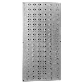 Wall Control Pegboard 32in x 16in Galvanized Metal Pegboard Tool Board Panel