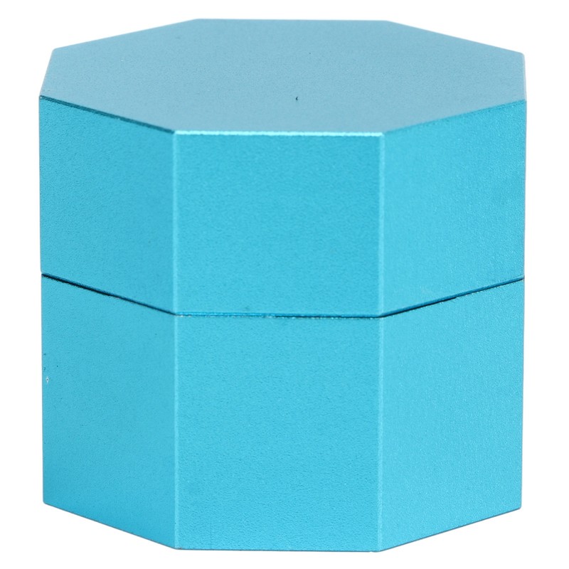 Cue Chalk Box Holder Aluminium Alloy Octagonal Universal Billiard Chalk