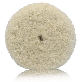 Woolous 7 inch Wool Buffing Pads,100% Natural Wool Double Side Compound Cutting and Polishing
