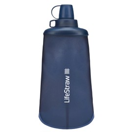 LifeStraw Peak Collapsible Squeeze Bottle 1L, Mountain Blue