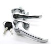 LatchWell NEW Chrome Outside Exterior Door Handle SET / FOR