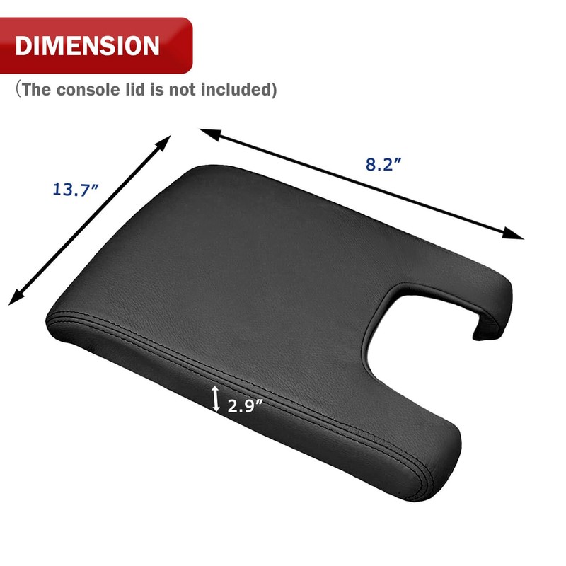 KBH Center Console Cover Replacement for Acura TL 2009 2010