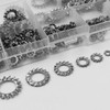 ANCLLO 300 Pcs Stainless Steel Star Tooth Lock Washers Assortment,