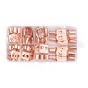 60Pcs Copper Wire Lugs Battery Cable Lugs Ring Terminals Connectors