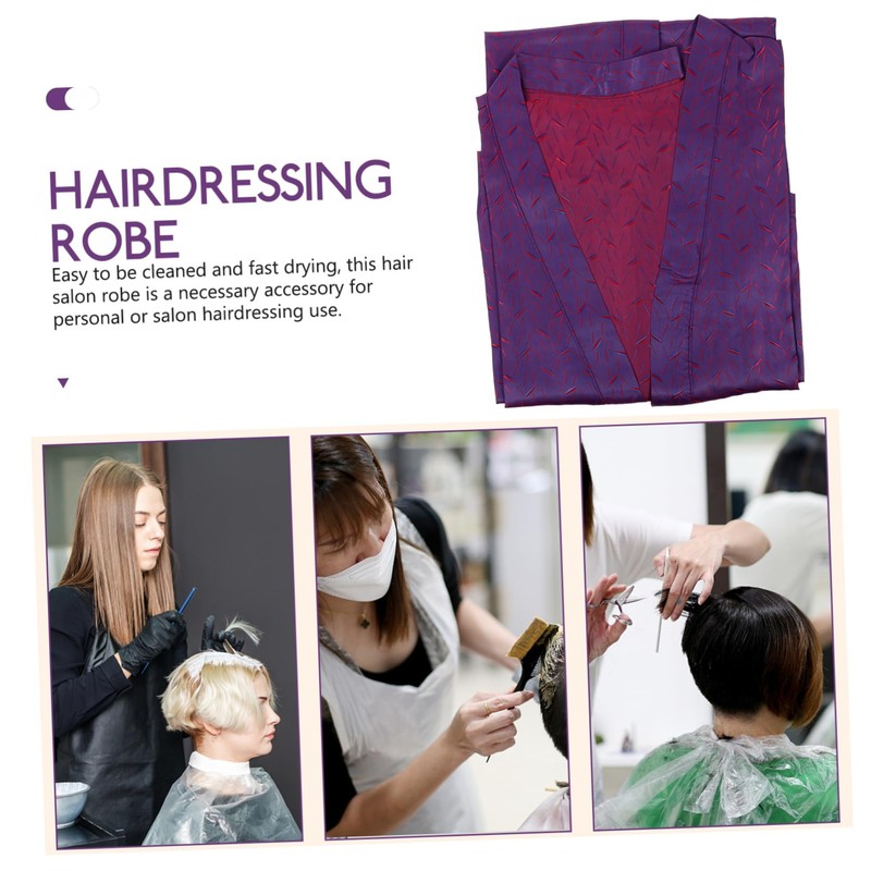 BIUDECO Hair Dyeing Cape Joke Motif Hair Salon Gown Lightweight