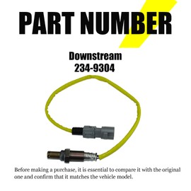 MTKHMN 234-9304 89467-33210 Downstream Oxygen O2 Sensor Compatible with 2018-2020 Toyota Camry 2.5L, 2019-2021 Avalon 2.5L, 2019-2020 Lexus ES300h 2.5L, Bank 1 Sensor 2, Yellow