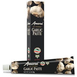 Amore Paste Garlic, 3.2-Ounce Tubes (Pack of 6) by Amore