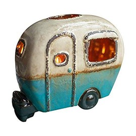 Glenna Jean Happy Camper - foco de vela de cerámica