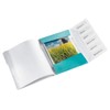 Leitz 46330051 Ordnungsmappe WOW, 6 Fächer, PP, eisblau