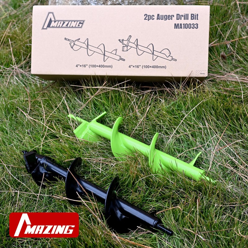 MAZING 16" x 4" Upgraded Spiral Auger Drill Bit for