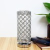 Crystal Table Lamp Touch Control Dimmable Accent Desk Lamp Bedside