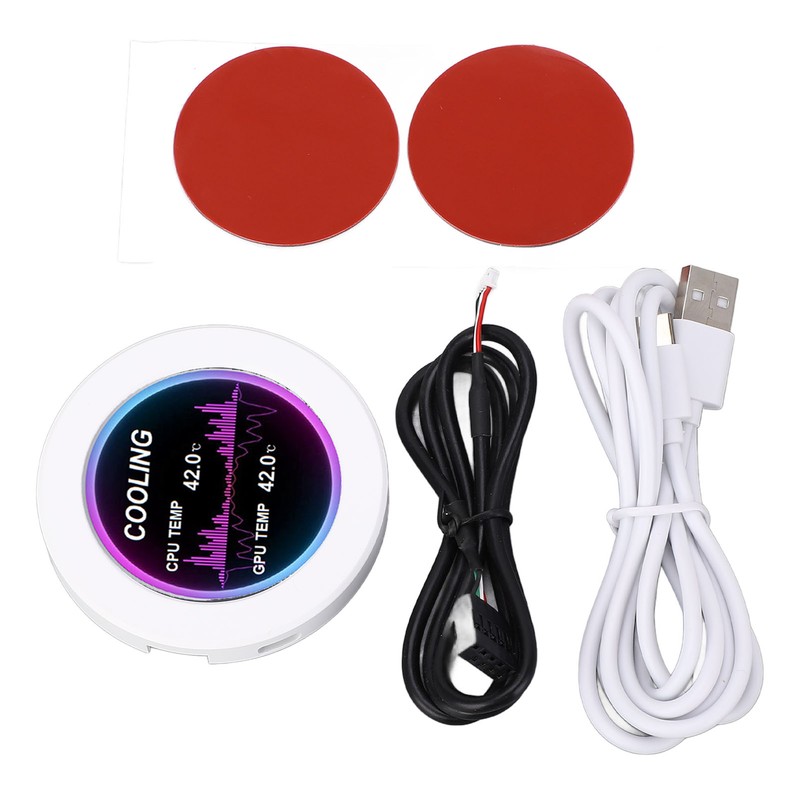 2.1in Round IPS LCD Display 360 Degree Rotation 480x480 Watercooler