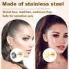 JYvivid 24 Pcs Flat Earring Backs for Studs, Flat Backs