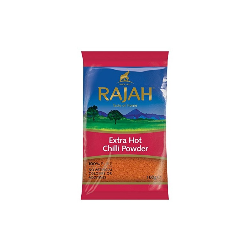 Rajah Extra Hot Chilli Powder, 100g