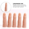 Silicone Practice Fingers for Acrylic Nails, Soft Nail Training Model