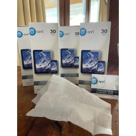 ONN Touchscreen Cleaning Wipes 4 Packs 30 Wipes Each